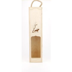 Borosdoboz szarvasos előlappal 