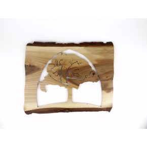 Királyi Magyarország alakú falikép