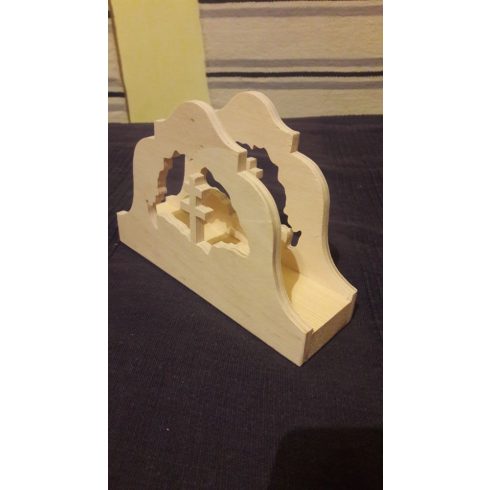 Szalvétatartó, Magyar Királyság előlappal